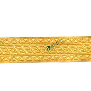 Prix usine or Mylar tresse or garniture pour uniforme église vêtement fantaisie Costume galloon tresses liturgiques - Product Image 1