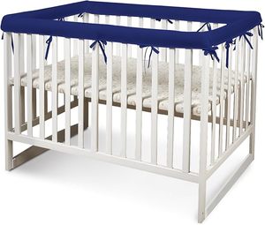 Cubierta de riel de dentición para cuna, protector de borde suave, transpirable y anticolisión - Product Image 3