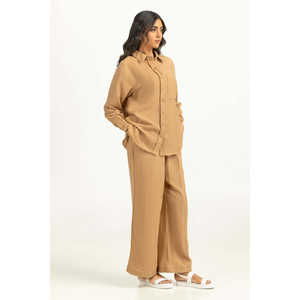 Camisas Casuales de Lino 100% para Mujer WM-COD-SS25-402T Top - Product Image 1