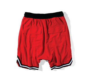 Wholesale <b>Men's</b> Trendy Polyester Casual <b>Elastic</b> <b>Waist</b> Mesh Sports <b>Shorts</b> Custom Logo Sublimation Print - Product Image 2