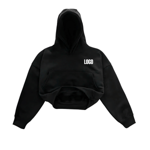 Vietnam Manufacture Winter Clothing <b>Men's</b> <b>Hoodie</b> Sweatshirts Knitted Anti-Wrinkle Polyester Cotton Fabric Custom Logo Unisex - Product Image 1