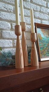 Portavelas Creativo de Madera Rústica, Diseños Personalizados Hechos a Mano para Decoración del Hogar o Espacios Exteriores - Product Image 6