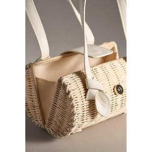 Luxury <b>Handbags</b> For Women Rattan <b>Handbag</b> <b>Straw</b> <b>Handbag</b> Fashionable OEM Vietnam wholesale customized logo HNH Craft Vietnam - Product Image 2