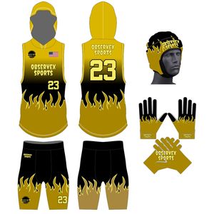 Uniformes de Flag Football |   Uniformes de Fútbol 7v7, Venta Directa de Fábrica, Diseño de Sublimación Personalizado de Calidad - Product Image 4