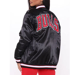 Men Slim Fit Satin Jacket 2026 Jackets Jackets Customize Jackets <b>Lightweight</b> Glossy Bomber Snap Button Streetwear <b>Coat</b> New - Product Image 2
