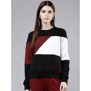 Mejor fabricante al por mayor de talla grande de las mujeres de cuello redondo Sudadera con logotipo personalizado Unisex de manga larga de gran tamaño sudadera de las mujeres - Product Image 4