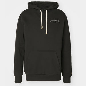 Sweat à capuche en molleton 100% coton biologique imprimé numériquement, couleur pêche chaud, avec logo personnalisé, style classique pour l'hiver 2025 - Product Image 4