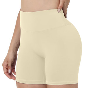 กางเกงขาสั้นใส่สบายเอวสูงออกกำลังกายกางเกงยิมสำหรับฝึกปั่นจักรยานวิ่งและออกกำลังกาย - Product Image 3