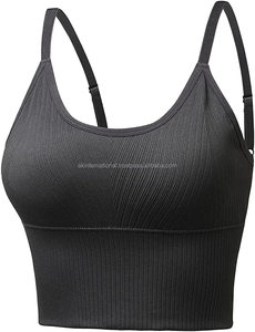 Sujetador Deportivo Sin Costuras de Alta Calidad para Mujer, Marca Saran International, Ropa Deportiva para Yoga, Sujetador Acanalado Profesional a Prueba de Impactos - Product Image 5