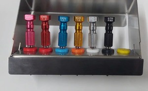 6 pièces laboratoire dentaire en acier inoxydable Implant tournevis Kit Micro tournevis ensemble - Product Image 4