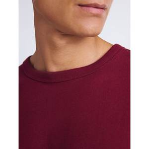 Beige 300g Camiseta de manga corta de algodón pesado Verano Cuello redondo Camisa suelta y base para hombres Mujeres Camiseta básica - Product Image 2