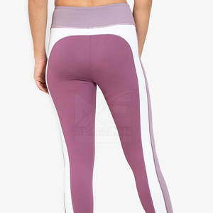 Mallas de Yoga de secado rápido transpirables de algodón 100% de cintura alta para mujer estilo de moda al por mayor personalizable hecho en Pakistán - Product Image 3