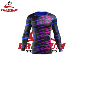 Camisetas de natación de manga larga con protección solar personalizadas para hombre, protectores contra sarpullidos ajustados para pesca, protector contra sarpullidos de secado rápido - Product Image 3