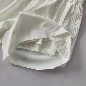 Shorts de sport écologiques pour femmes, 100% coton, avec taille élastique - Product Image 2