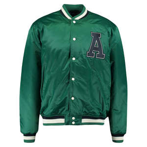 Veste universitaire surdimensionnée en chenille personnalisée avec patchs en chenille, veste universitaire de baseball pour collège - Product Image 6