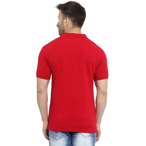 Camisetas de material de algodón de polo de alta calidad, camisetas deportivas en blanco, Camiseta de algodón 100, camisetas con cuello de pico de impresión personalizada - Product Image 2