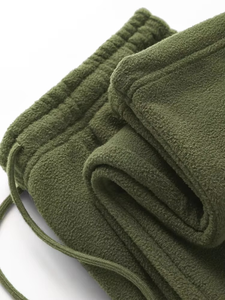 Pantalon de jogging décontracté en toile vintage léger pour homme, jambe large, ample, chaud, 100% coton, anti-froissement - Product Image 5