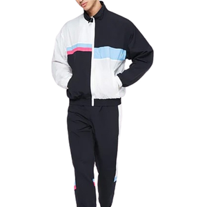 Nouveau léger hiver décontracté Nylon demi manches coupe-vent veste Shorts deux pièces ensemble séchage rapide couleurs personnalisées hommes Streetwear - Product Image 1