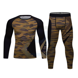 Ropa Deportiva para Gimnasio, Conjuntos de Compresión para Hombre, Hechos a Medida, Material Duradero, 2 Piezas, Secado Rápido, Transpirable y Ligero - Product Image 1