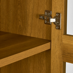 Meuble de rangement en bois avec portes en verre - Product Image 5