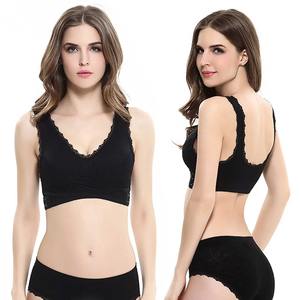 I-Word บราออกกำลังกายสำหรับผู้หญิงระบายอากาศได้ดีน้ำหนักเบาแห้งเร็วพร้อมแผ่นเสริมหน้าอกที่ถอดออกได้ชุดชั้นในความงามในฤดูร้อน - Product Image 3