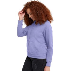 100% algodón liso en blanco al por mayor personalizado de gran tamaño de las mujeres de cuello redondo Sudadera con capucha - Product Image 4