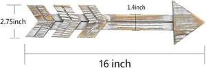 <b>Wooden</b> Arrow Wall 2 Pack Rustic Home Decor Farmhouse Arrow <b>Sign</b> Wall Decor for Home Gallery Wall Living Room Entryway - Product Image 4