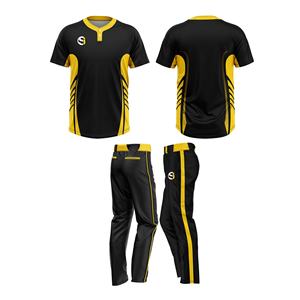 Maillots de baseball à boutons deux tons en maille vintage unie vierge uniforme de baseball personnalisé 81 - Product Image 6