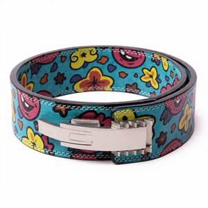 Ceinture de levage réglable en cuir véritable 13 mm, robuste et souple, pour l'entraînement de force et le soutien du dos - Product Image 2