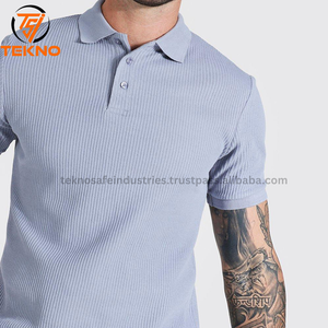 High Quality 100 Cotton <b>Men's</b> Turtleneck Golf <b>Polo</b> <b>Shirt</b> Custom Quantity Embroidered Polyester Blank with Silk Print Pattern - Product Image 3