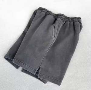 Short personnalisé pour hommes en coton délavé à l'acide Style d'été OEM Short délavé à l'acide d'usine pour hommes Tissu doux Style de rue - Product Image 4