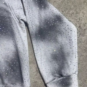 2025 Venta al por mayor Lavado ácido Sucio Mineral Lavado Sudadera con capucha Pantalones cortos de doble cintura 450 Gsm Heavy Sweatsuits - Product Image 4