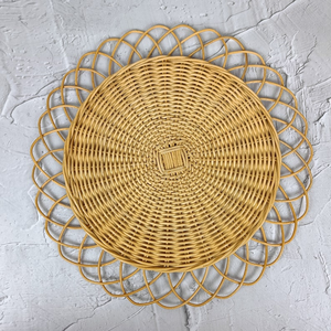Bohemian Floral Bamboo Placemat Eco friendly products Made in Vietnam <b>Table</b> decoration Woven Placemat Wholesale Modern - Product Image 1