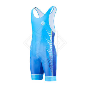 Maillot de lutte confortable à couverture complète avec tissu à séchage rapide Stretch Fit Wrestling Singlet - Product Image 1