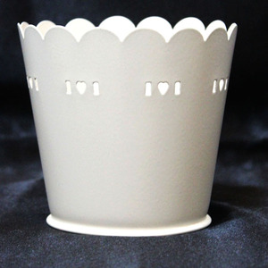 เชิงเทียนโลหะสีขาวสีทองที่ทันสมัยตัดรูปคำปฏิญาณเหล็กหรูหราสำหรับตกแต่งบ้านงานแต่งงานในโอกาสพิเศษรวมถึงโคมไฟ - Product Image 4