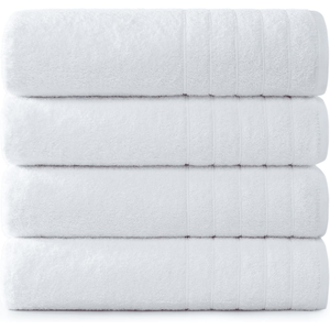 Logo brodé personnalisé blanc 100% coton éponge luxe hôtel ensemble de draps de bain serviettes en coton égyptien draps compressés - Product Image 1