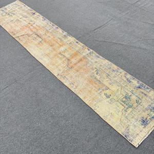 พรมวินเทจตุรกี ขนาด 1.8x8.9 ฟุต (55x271 ซม.) สีน้ำตาล-น้ำเงิน ลายต้นไม้และพืช - Product Image 4