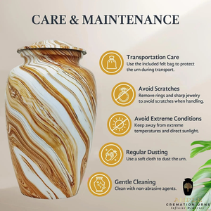 Urnas de cremación hechas a mano, urnas conmemorativas de aluminio, recuerdo (3 pulgadas cúbicas), tamaño adulto (220 pulgadas cúbicas) a prueba de fugas y grabables - Product Image 3