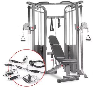 ซื้อเครื่องฝึกกล้ามเนื้อแบบดึงสายเคเบิลสองชั้นน้ำหนักคู่ รุ่นใหม่ ของแท้ สำหรับการฝึกความแข็งแรง ใช้ได้ทั้งในยิมเชิงพาณิชย์และยิมที่บ้าน - Product Image 1