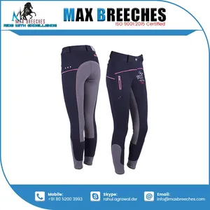 Jodhpurs, culotte d'équitation à siège intégral et à logo personnalisé, leggings en nylon de style occidental, impression cheval en silicone, meilleur look - Product Image 3