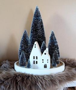 Plateau rond à fruits en bois d'acacia, simple, en bois massif, pour collations, desserts, produits pour la cuisine - Product Image 5