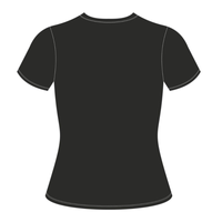 T-shirt personnalisable noir pour sororité grecque, rose et vert, en coton biologique écologique, décontracté et élégant pour femme, idéal pour l'université