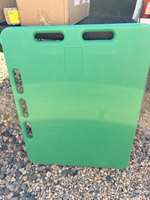 Palettes en plastique usagées 44x56 et palettes d'entrepôt en plastique vert à vendre