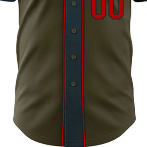 Maillots de baseball légers et respirants pour hommes, impression de logo personnalisée, dernières tendances en matière de vêtements de sport en gros pour votre propre nom d'équipe, élégants - Product Image 2