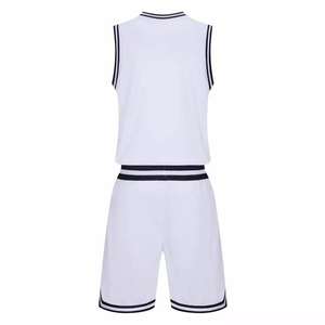 Uniformes de Baloncesto Elegantes con Costuras Resistentes, Colores Personalizados, Tela Transpirable, Ropa Deportiva para Entrenamiento en Equipo - Product Image 2