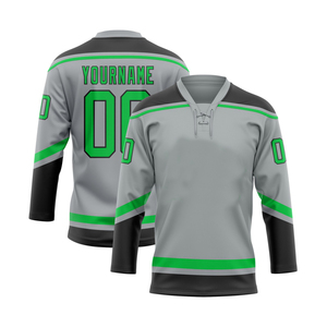 Maillot de hockey sur glace avec logo personnalisé pour hommes en gros Vêtements de sport Bsci Polyester 2025 Maillot de hockey sur glace imprimé de qualité supérieure - Product Image 5