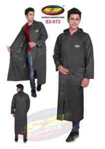 Imperméable long pour homme en polyester, haute qualité, avec logo personnalisé imprimé, réutilisable, moderne, élégant et réfléchissant, idéal pour la randonnée - Product Image 4