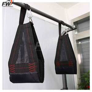 Sangle robuste personnalisable de haute qualité pour exercices de levage des jambes avec grands anneaux en D et connecteurs rapides – Super Vente - Product Image 3