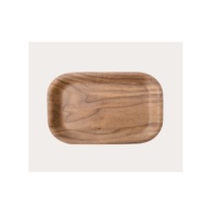 Premium mangohouten dienblad met hartvormig design, duurzaam handgesneden, vaatwasserbestendig, geschikt voor badkamer, tafel, bureau, drankvriendelijk.
