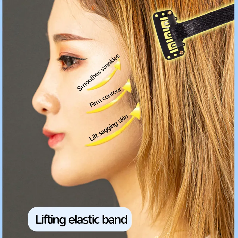 Anti Aging Tool Face Neck Lift Up Instant Face Lift Tape Face Lift Bands With Clips